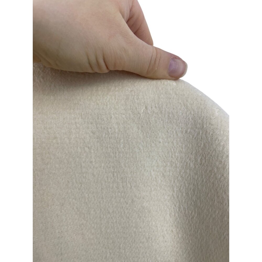St. John Women's 6 Cashmere Wool Angora Old Money Neutral Blazer Cream - Picture 8 of 8